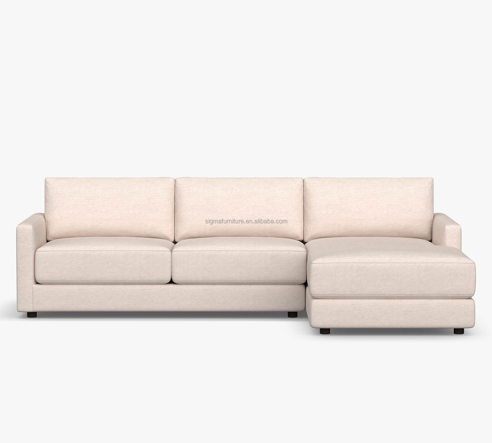 High end modern living room sectional sofas l-shaped fabric modular sofa set lounge