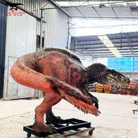 Dinosaure animatronique de Jurassic Park, modèle de dinosaure de simulation pour l'extérieur