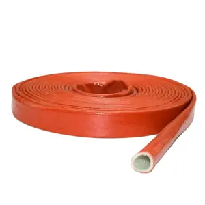 China manufacturer fireproof heatshield Silicone fiberglass wire harness assembly electrical wire heat insulation sleeve