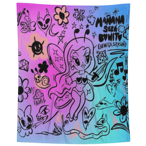 <span class=keywords><strong>Couverture</strong></span> en peluche personnalisée Karol G Little Mermaid Quilt Cozy Manana Sera Bonito Musical Pink Bichota Bed Throw Blankets - Product Image 6