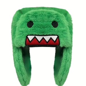 Chapeau en peluche épais d'<span class=keywords><strong>automne</strong></span>-hiver pour hommes et femmes, motif de Noël mignon et chaud, protection des oreilles, style populaire pour le froid - Product Image 2