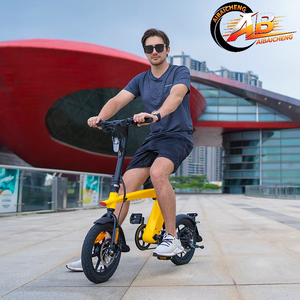 Vélo électrique <span class=keywords><strong>pliable</strong></span> de ville en aluminium 36V 14 pouces avec frein à disque 3 vitesses, batterie au lithium et moteur arrière 250W - Product Image 1