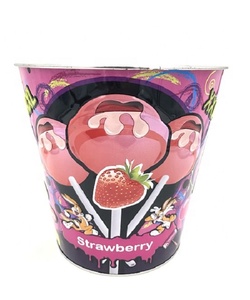 DADI 130oz Candy <strong>Tin</strong> <strong>Bucket</strong> for Food Packaging 3.8L Custom Design Cinema Popcorn <strong>Tin</strong> <strong>Bucket</strong> with Handle and Lid - Product Image 2