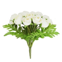 Buket Ranunculus Buatan Panjang 25cm Dekorasi Acara Buket Ranunculus Palsu