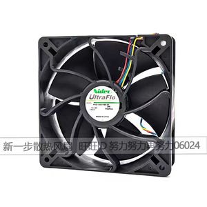 Ventilador para Caja de Ordenador Nidec UltraFlo 120x120x25mm 12V 6000 RPM con Rodamiento de Bolas - Product Image 2