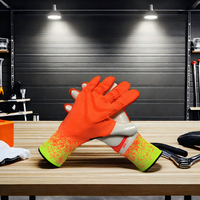 Gants de gardien de but de football personnalisés pour femmes, entraînement en extérieur, respirants, attrape-ballons puissants, antidérapants, paume plate, protection des doigts, crochet
