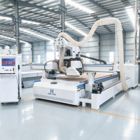 Centre CNC 3 axes pour le bois avec dispositif rotatif 1325 pour la sculpture de pieds et de colonnes de meubles