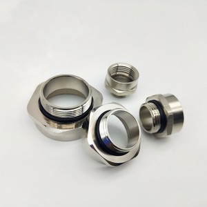 Thép không gỉ ỐNg Lót Reducer 1/2 "NPT Nam x 1/4" inch Nữ Brass Adapter ống phù hợp - Product Image 3