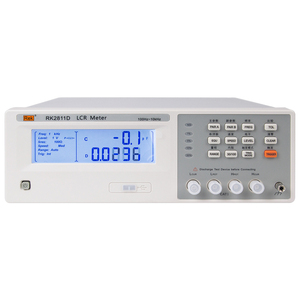 Pont numérique Rek RK2811D 100Hz-10kHz, compteur LCR, sortie de fréquence en option, impédance 30Ω ou 100Ω, écran LCD rétroéclairé blanc - Product Image 1