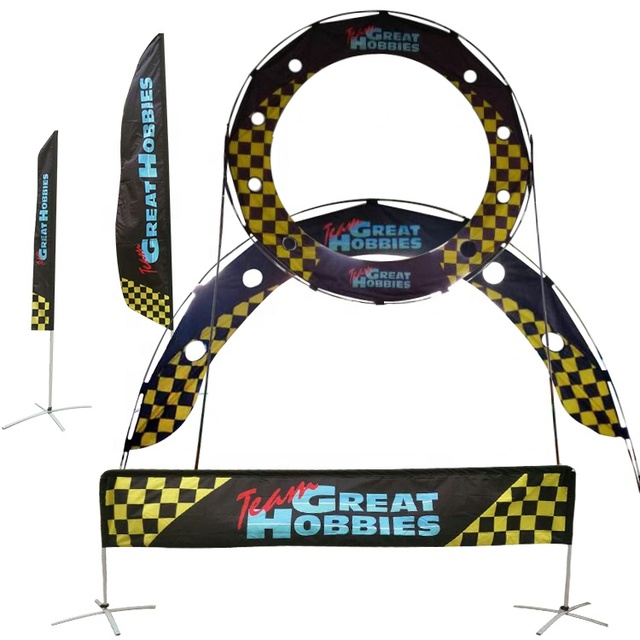Customized FPV Racing Air Gates Light up in Dark with Led Neon