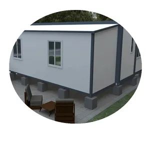 2 Slaapkamer Prefab Flat Pack Container Huis Voor World Cup Leverancier Aangepaste Geprefabriceerde Afneembare Huizen