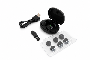 Aide auditive numérique rechargeable Wandefu TWS Bluetooth 5.3 pliable avec réduction du bruit, adaptée à une utilisation en réadaptation médicale - Product Image 2