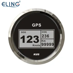 Velocímetro Digital KUS de 85mm (3 3/8 ''), odómetro GPS de 0 a 999 MPH, nudos, KM/H para coche de carreras, motocicleta, camión