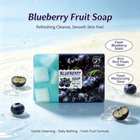 Savon Transparent à la Glycérine Parfumé aux Fruits Naturels, 8 Saveurs Mixtes, Hydratant, Nettoyant, Fait Main, Soin de la Peau pour la Douche, Durée de Conservation Trois Ans