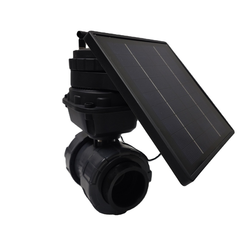 Solar Powered Smart Electric Butterfly Valve