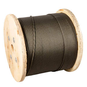 Cuerda <span class=keywords><strong>de</strong></span> alambre <span class=keywords><strong>de</strong></span> acero galvanizado, con grasa amarilla, 6x19, 16mm, 18mm y 20mm, 6X19 + FC, para grullas <span class=keywords><strong>de</strong></span> amarre <span class=keywords><strong>de</strong></span> pesca <span class=keywords><strong>de</strong></span> <span class=keywords><strong>arrastre</strong></span> - Product Image 4