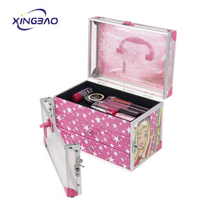 <span class=keywords><strong>Estuche</strong></span> de acrílico para cosméticos para niños, caja de <span class=keywords><strong>maquillaje</strong></span> rosa para exposición de princesas - Product Image 6