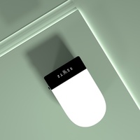 Cuvette de toilette intelligente avec télécommande automatique intelligente, design S-Trap, siège allongé carré, chauffage, bidet, toilette intelligente