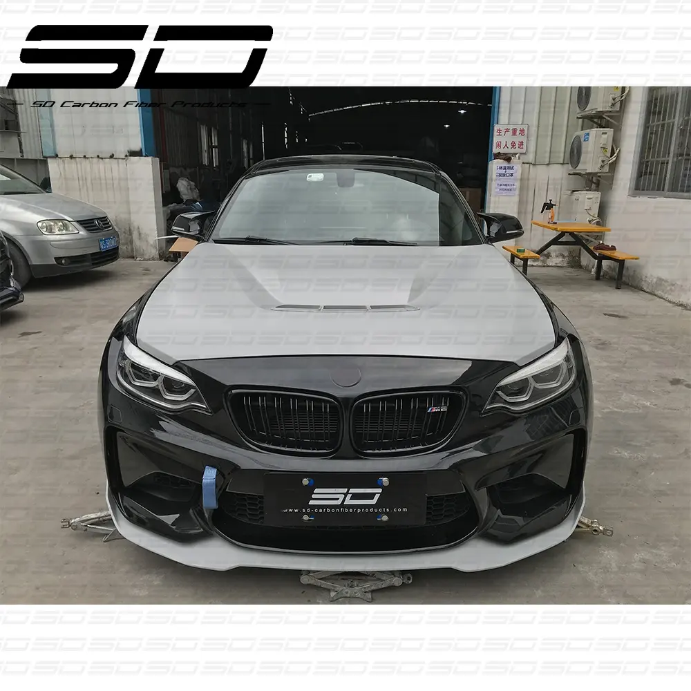 CS Style Front Lip Body Kit All Car Accessories For B M W M2 M2C Dry Carbon Fiber