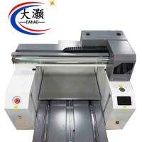 Imprimante UV à plat automatique DAHAO nouvelle génération avec tête d'impression XP600 pour étiquettes, étuis de téléphone en cuir, cartes en bois, format A3