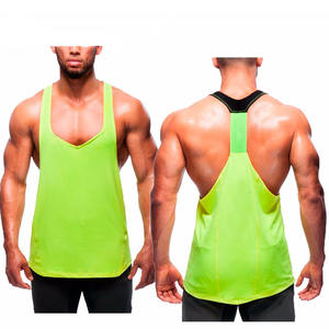 Débardeur léger de couleur unie pour hommes, vêtements de sport en tricot pour les entraînements de haute intensité et l'évacuation de l'humidité estivale décontractée - Product Image 1