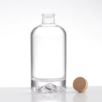 Ensemble de bouteilles et de verres en verre antique de luxe pour whisky, liqueur, gin, brandy, fonctionnel, 700 ml, 750 ml, 1 l