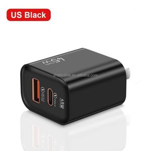 Chargeur GaN 45W, charge rapide PD, USB + Type C double port pour adaptateur secteur Apple Android pour écouteurs - Product Image 6