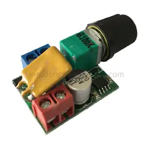 LED Dimmer DC Motor PWM hız kontrol 3V 6V 12V 24V 35V hız kontrol anahtarı süper küçük 5A 90W