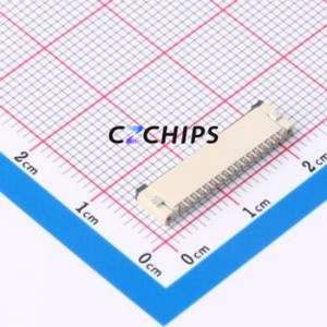 FPC-1.0FX-16PWCR-H20 FFC/FPC Connector SMD,P=1mm,Horizontal Mount Connector Flip Cover Type Bottom Contact 16P 1mm - Product Image 2