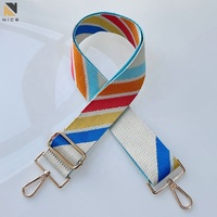 Sangle d'épaule large et colorée réglable pour sac à main DIY – Remplacement pour sac bandoulière