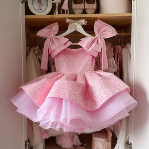 Pink Kids <strong>Girls</strong>' Party <strong>Dress</strong> Birthday <strong>Baby</strong> <strong>Girl</strong> Outfit Elegant Princess Flower Children <strong>Dresses</strong> Kids <strong>Girls</strong>' Wear 2-12 <strong>Years</strong> - Product Image 3