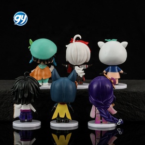 6 pièces <span class=keywords><strong>Genshin</strong></span> <span class=keywords><strong>Impact</strong></span> Figure Anime Raiden Shogun Shenhe Yelan Sayu Gorou Venti poupée jouet Statue - Product Image 5