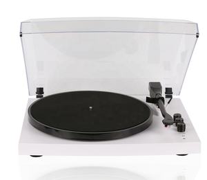 Tourne-disque pour <span class=keywords><strong>vinyle</strong></span> avec haut-parleurs, tourne-disque <span class=keywords><strong>Bluetooth</strong></span> pour disques vinyles avec haut-parleurs stéréo HiFi 36W, cartouche magnétique - Product Image 1