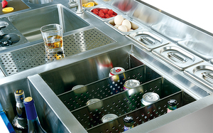 Stazione Cocktail Professionale per Baristi, <span class=keywords><strong>Bar</strong></span>, Hotel, Ristoranti, Pub, Attrezzatura da <span class=keywords><strong>Bar</strong></span> in Acciaio Inox di Alta Qualità, 2 Anni di Garanzia - Product Image 4