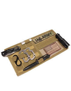 Chiến thuật Molle Sun Visor Tổ Chức Săn Bắn xe EDC Bảng điều khiển cho CD/công cụ/đèn pin, phổ phù hợp với phụ kiện xe hơi chủ - Product Image 2