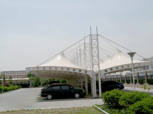 Structure à membrane OEM ODM en acier de haute qualité Cantilever Car Outdoor <span class=keywords><strong>Auto</strong></span> Parking Shade Tent Carport Design - Product Image 3