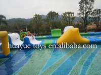Parc gonflable flottant de style océan, marque japonaise, parc aquatique, plateforme de sport, loisirs