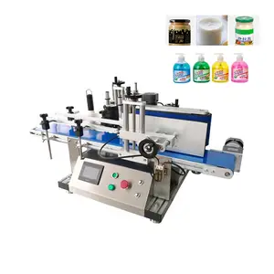 Tabletop econômico automático adesivo papel etiqueta colando preço garrafa cosmética rotulagem máquina