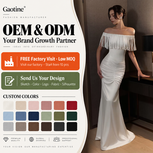 <span class=keywords><strong>Robe</strong></span> de soirée sirène élégante blanche à épaules dénudées avec franges et pompons, <span class=keywords><strong>robe</strong></span> longue froncée, <span class=keywords><strong>robe</strong></span> de cocktail sirène, <span class=keywords><strong>robe</strong></span> de mariée, <span class=keywords><strong>robe</strong></span> de soirée, <span class=keywords><strong>robe</strong></span> de bal - Product Image 2