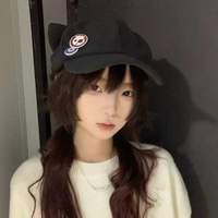 Gorra de béisbol unisex Asuka con visera grande, sombrero para el sol con insignia de Neon Genesis, bordado de anime para cosplay, protección UV común