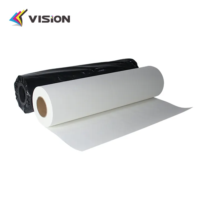 Rolo de papel de sublimação para têxteis, papel de transferência de preço de atacado de fábrica 70g/80g/90g/100g