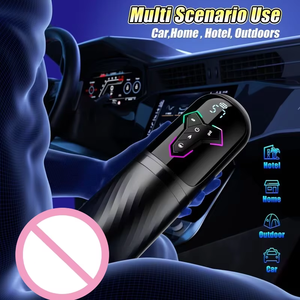 Masturbateur Électrique Vibrant Rotatif et Aspirant pour Homme, Entraîneur de Pénis, Type 'Airplane Cup', à Frottement Inversé, pour Adultes - Product Image 5