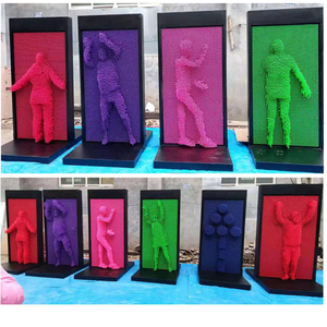 Juguetes de pantalla de impresión 3D de alta calidad, equipo de patio interior, juguetes de Arte de <span class=keywords><strong>Pin</strong></span> gigante interactivo para niños - Product Image 3