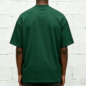 T-Shirt da Uomo Oversize in Cotone 100% Pesante 260gsm, Vestibilità Ampia, Stile Streetwear di Lusso, Maglia a Grammatura Elevata, Personalizzabile (Private Label) - Product Image 2