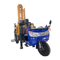 Foreuse mobile Feiyang 300m pour puits d'eau, tricycle diesel, machine de forage portable pour puits profonds, pompe de forage souterrain