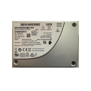 قرص صلب SSD أصلي جديد ومستعمل من سلسلة SSDSC2KG019T8 D3-S4610 للخوادم، سعة 1.92 تيرابايت، SATA 6 جيجابت/ثانية، <span class=keywords><strong>2</strong></span>.5 بوصة، تقنية TLC 3D NAND للتخزين - Product Image 2
