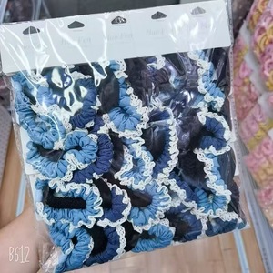 Élastique à cheveux Scrunchie en matériaux mixtes, haute élasticité, usage quotidien, couleur aléatoire, origine Jinhua, Printemps 2025 - Product Image 4
