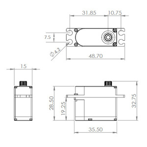MKS HV9767 Metal Gear Digital Servo CNC Metal Housing <b>RC</b> Vehicles Remote <b>Control</b> Toys - Product Image 2