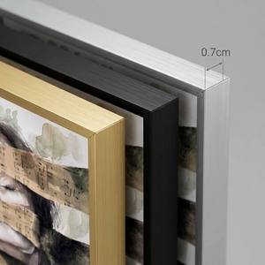 Arte Murale Moderna Astratta Geometrica con Cervo, Dipinto su Tela in Stile Nordico con Paesaggio di Cervi per Arredamento Casa - Product Image 6