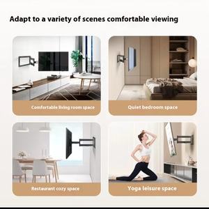 NB SP2 <span class=keywords><strong>Support</strong></span> mural à <span class=keywords><strong>bras</strong></span> long pour téléviseur 65-86 pouces <span class=keywords><strong>Support</strong></span> télescopique en acier et métal Rotation à 90 degrés Supports pour téléviseur à gauche Chariots - Product Image 3